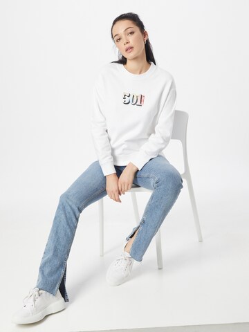 LEVI'S ® - Sudadera 'Graphic Standard Crewneck Sweatshirt' en blanco