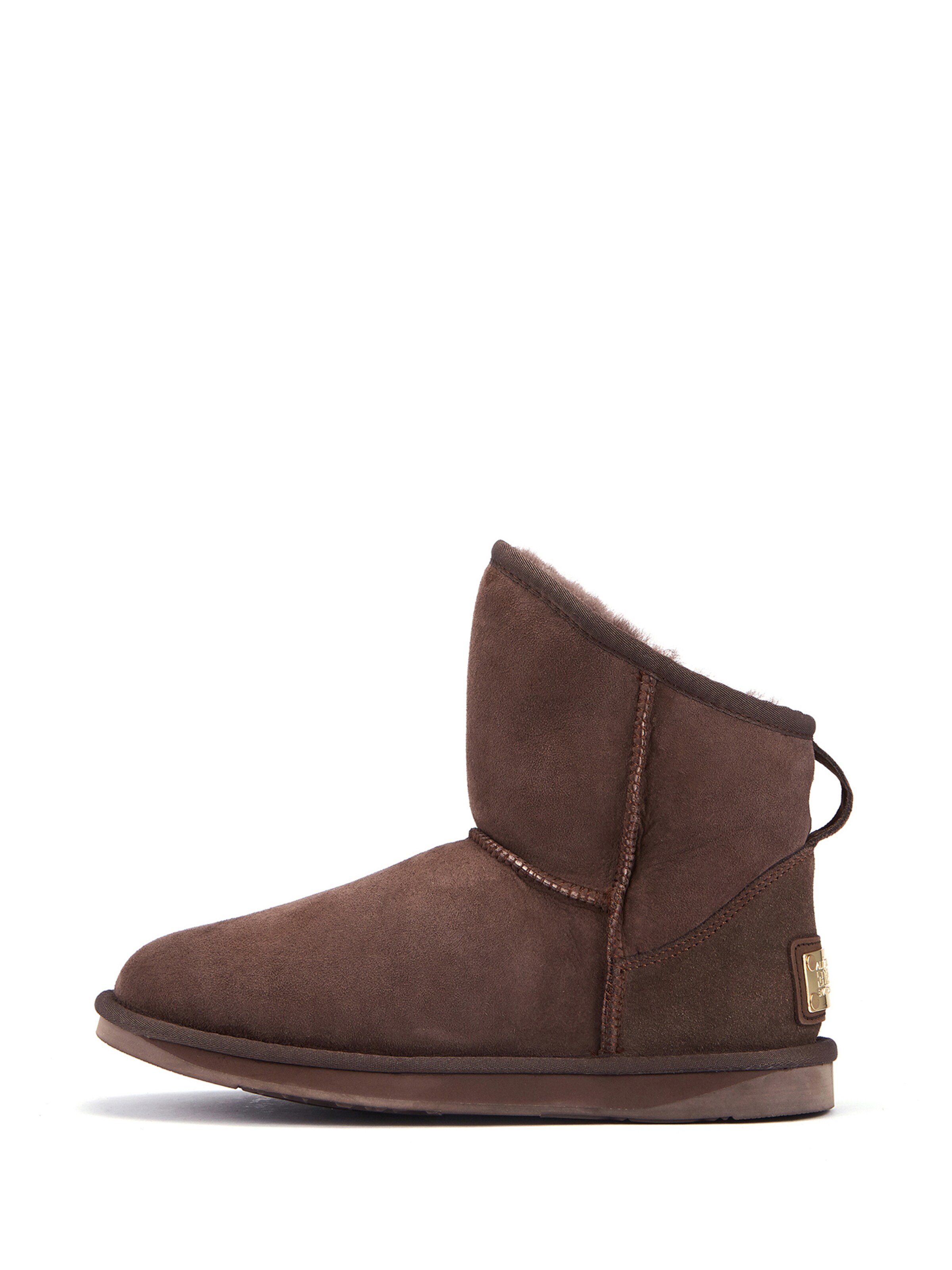 Australia Luxe Collective Bootie ' COSY XTRA SHORT ' in Brown: front
