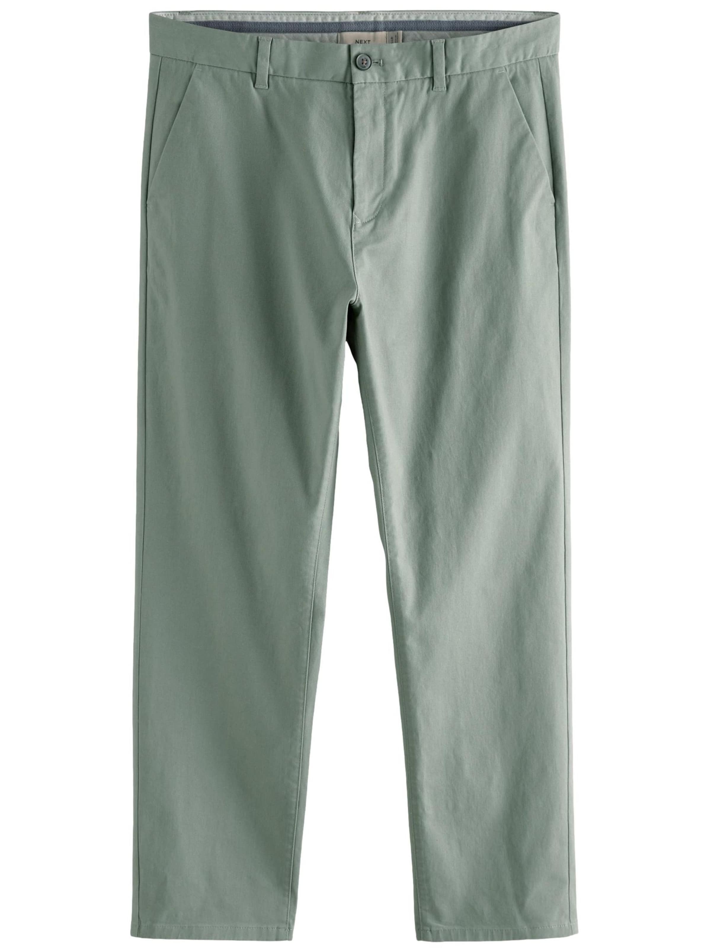 zaļš Next Standarta Čino bikses: no priekšpuses