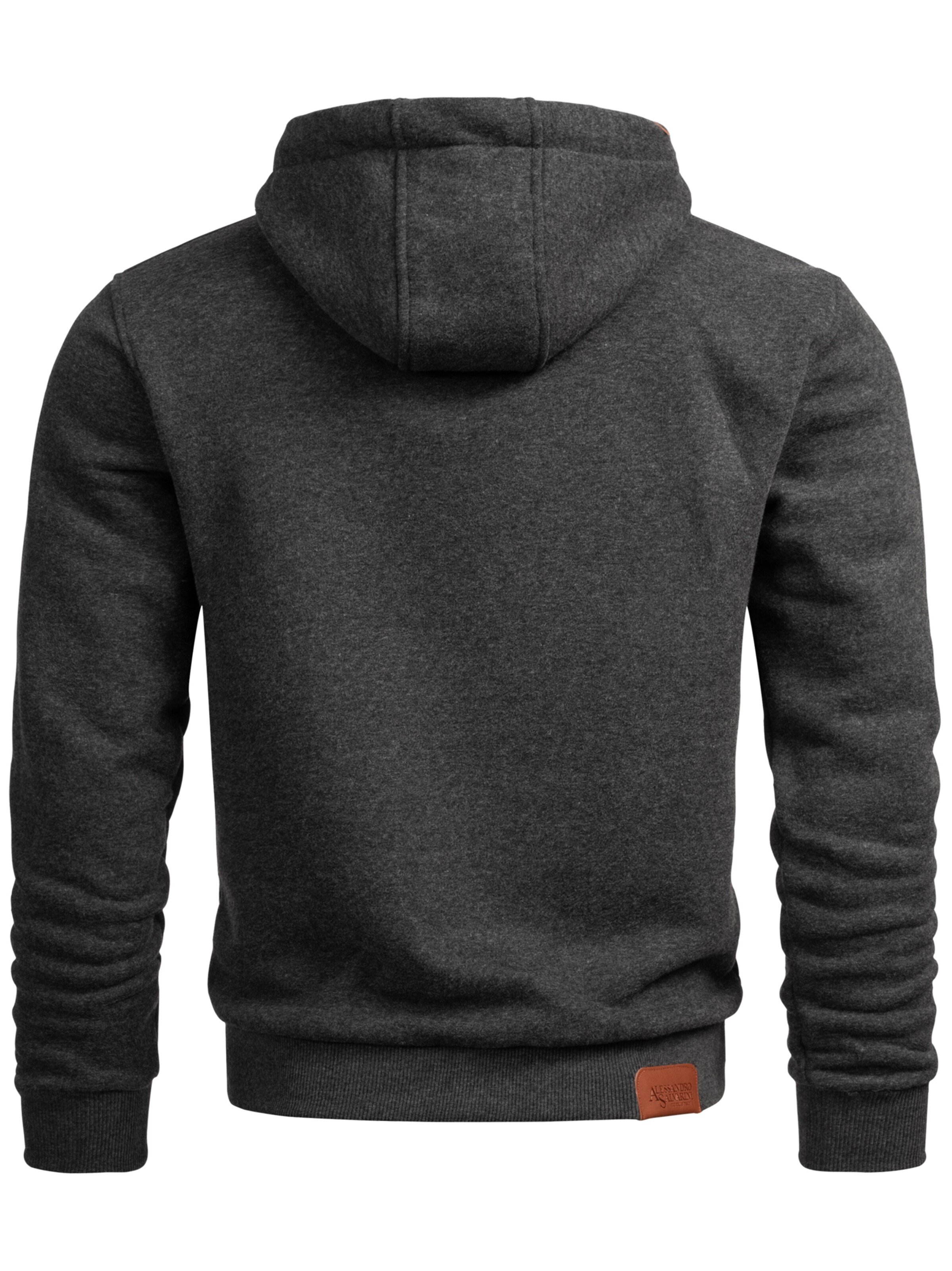 Alessandro Salvarini Sweatshirt 'Remii' in Grijs