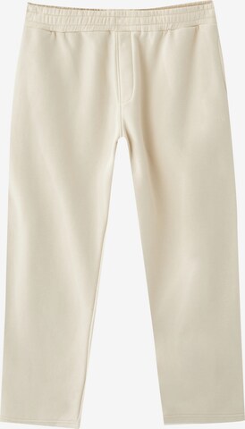 Pull&Bear Regular Broek in Beige: voorkant