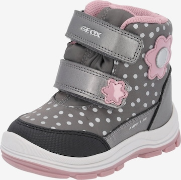 GEOX First-Step Shoes in Grey: front