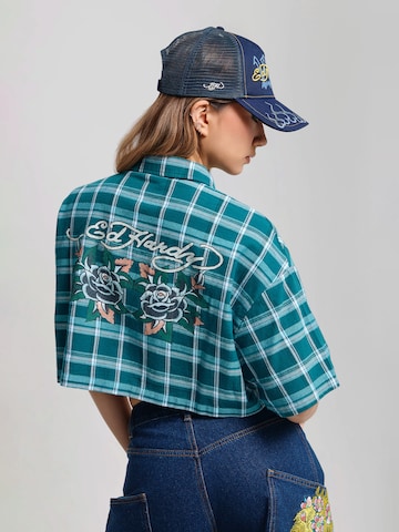 Chemisier Ed Hardy en bleu