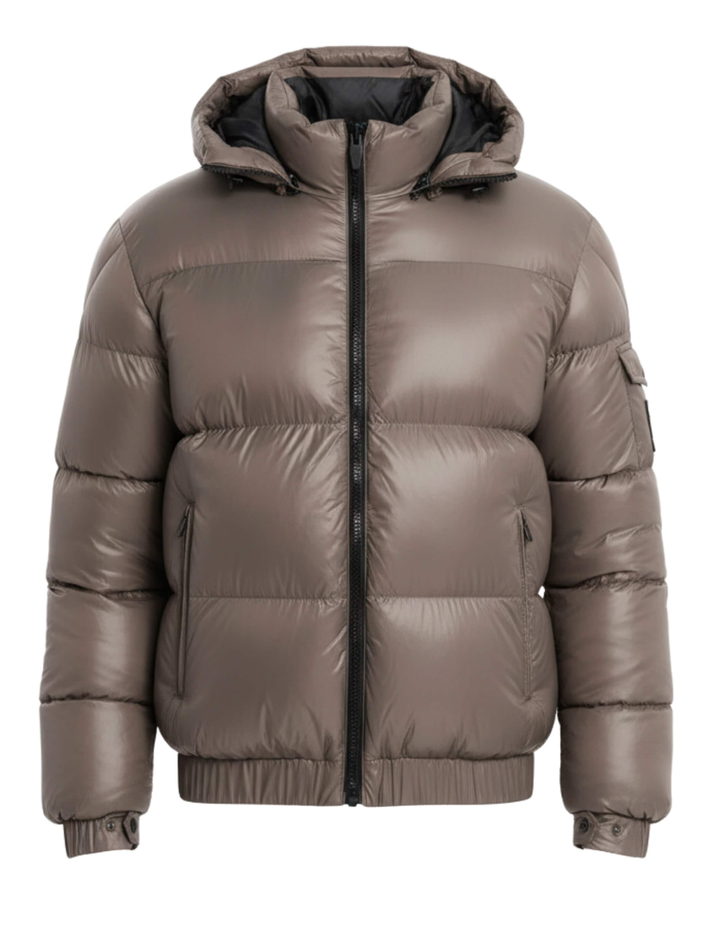 Veste d’hiver Ombre en marron : devant