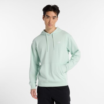 new balance Sweatshirt 'Essentials' in Groen: voorkant