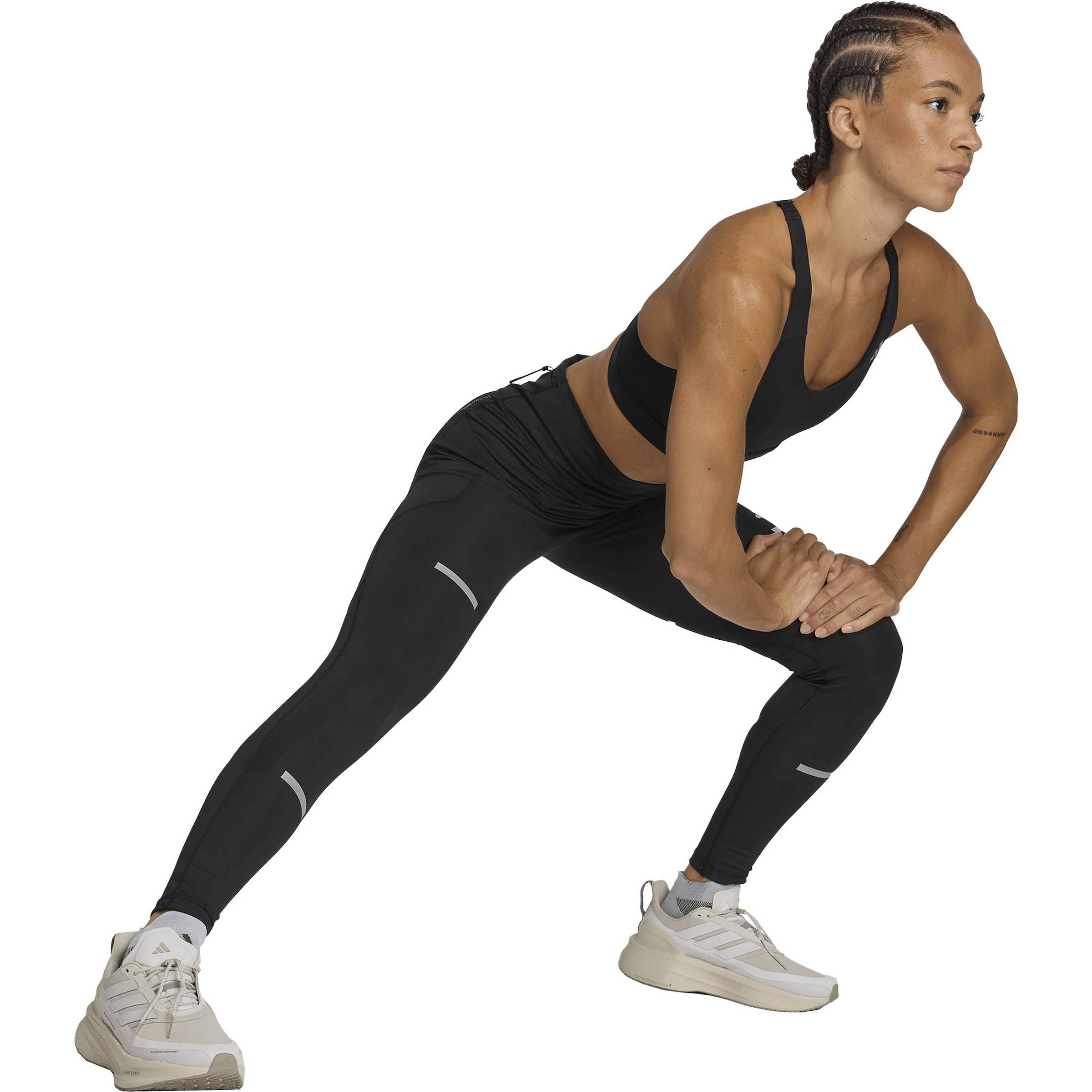 ADIDAS PERFORMANCE Skinny Fit Спортен панталон 'Adi365' в черно