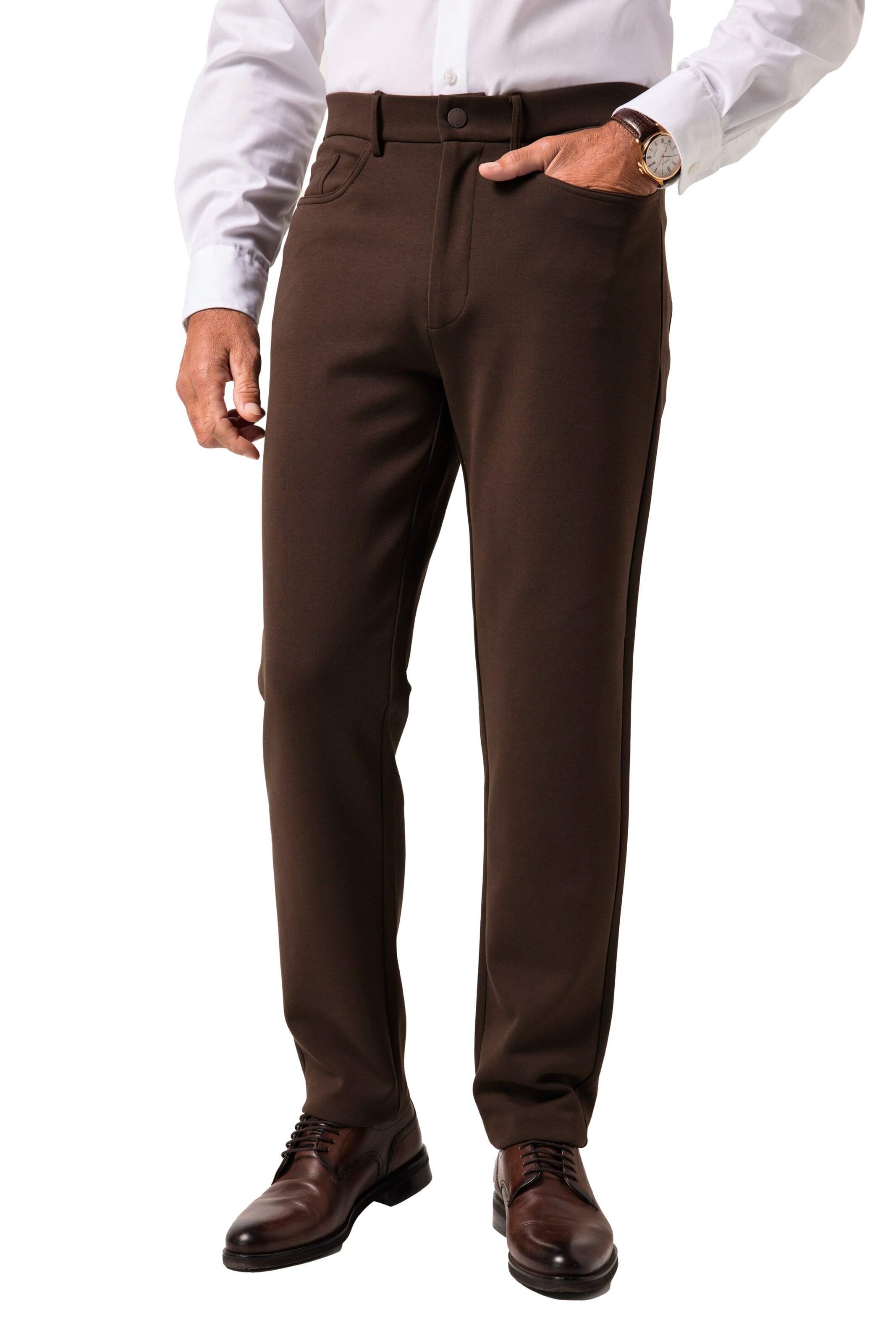 JP1880 Regular Hose in Braun: Vorderseite