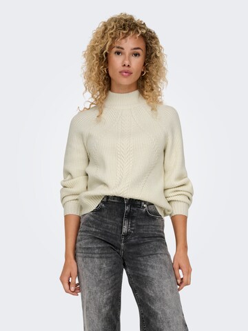 Pull-over 'ONLKatia' ONLY en blanc : devant