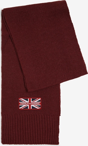Finshley & Harding London Scarf ' ' in Red: front