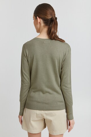 Oxmo Knit Cardigan 'Hlin' in Green