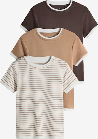 The Set Shirt in Brown: front