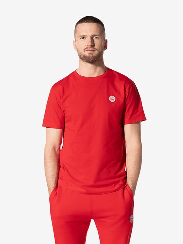 FC BAYERN MÜNCHEN T-Shirt Essentials 'FC Bayern München' in Rot: predná strana