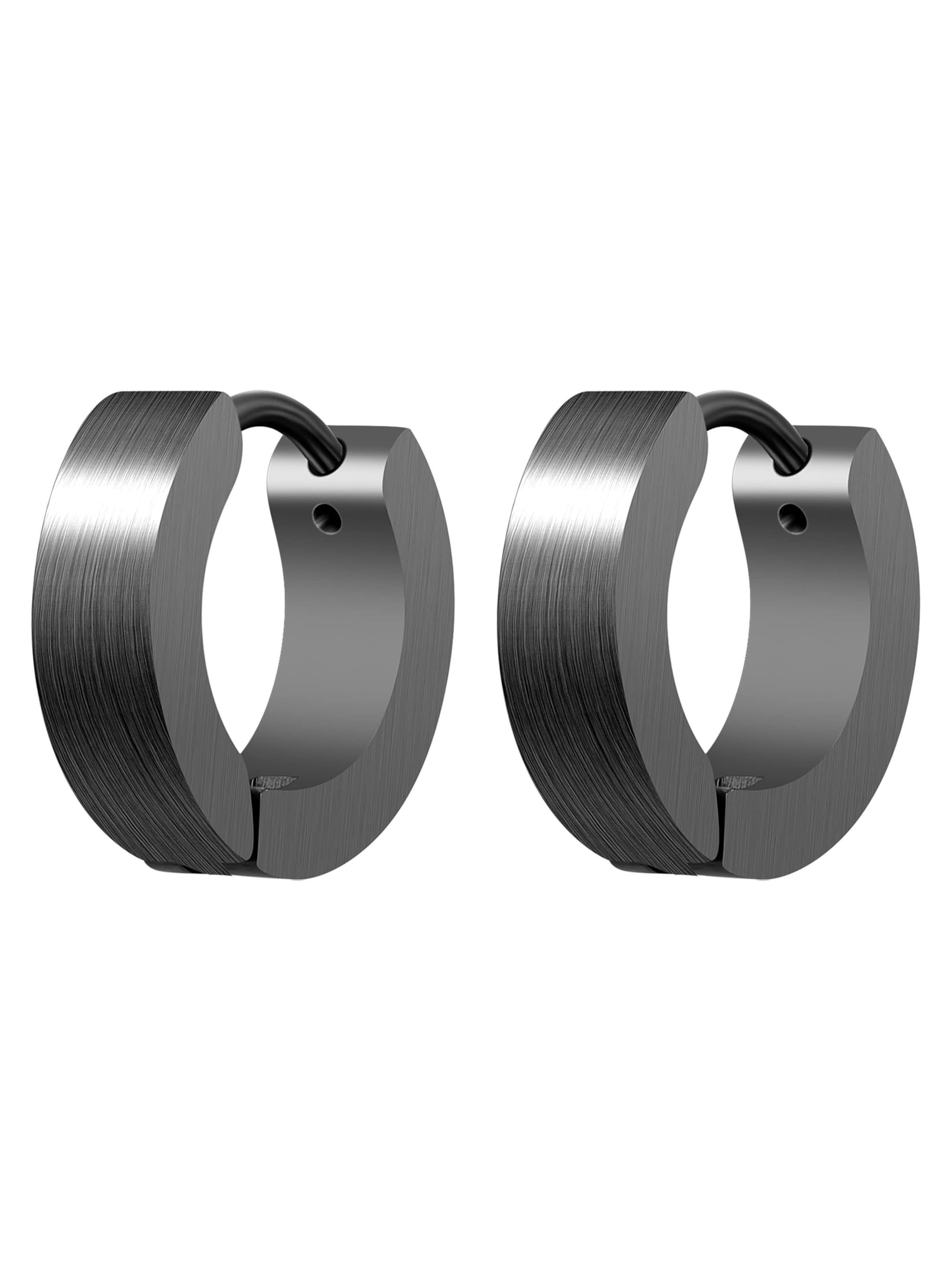 Akzent Earrings 'Delia, langlebig' in Black: front