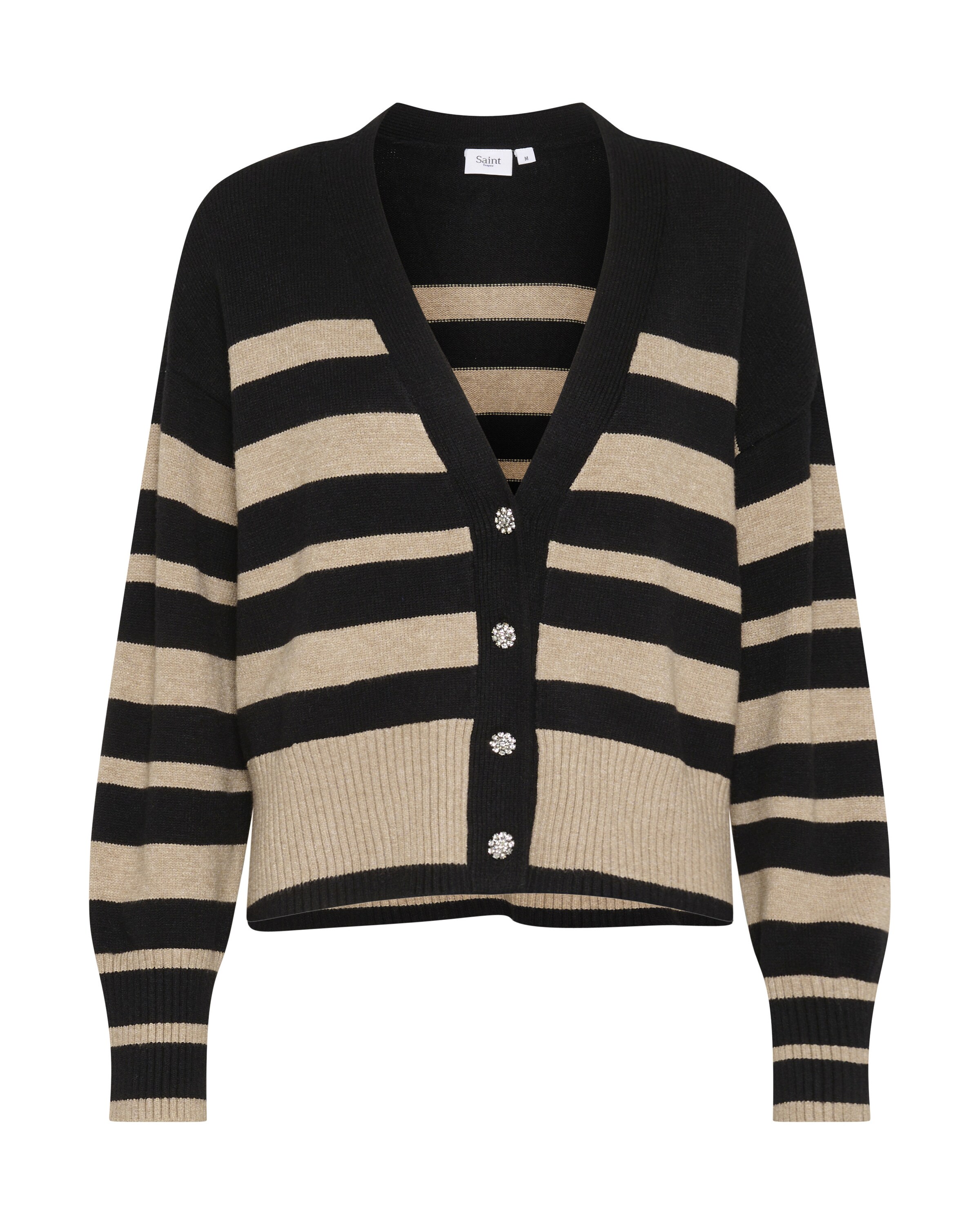 Cardigan 'Inette' SAINT TROPEZ en noir : devant