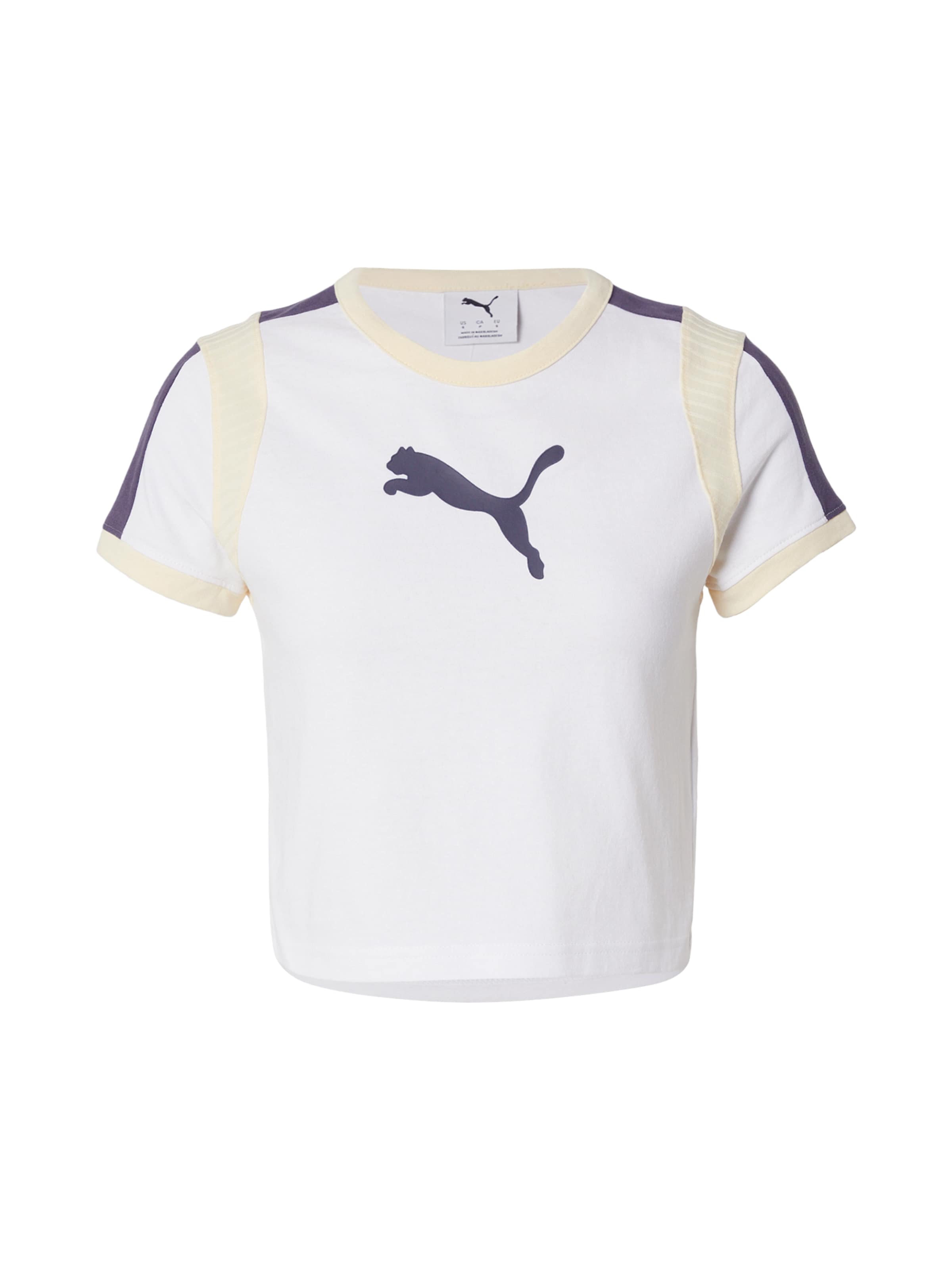 PUMA Μπλουζάκι σε λευκό: μπροστά