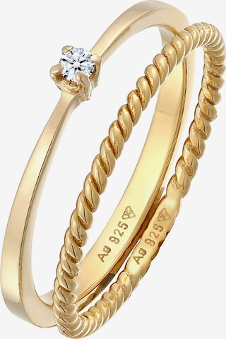 Elli DIAMONDS Ring in Goud: voorkant