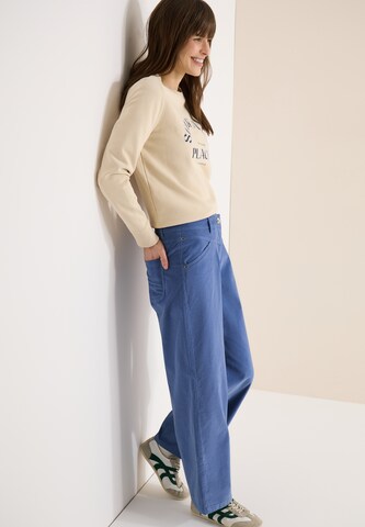 CECIL Wide leg Pants in Blue