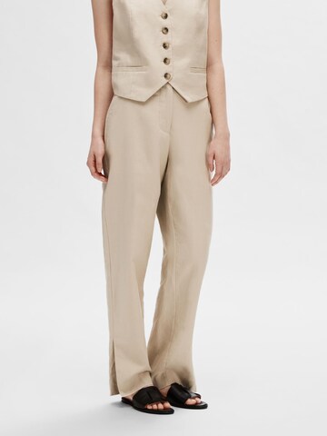 SELECTED FEMME Regular Pants in Beige: front