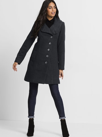 bonprix - Abrigo de entretiempo en gris