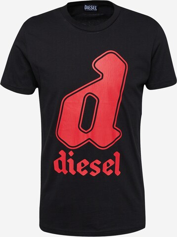 T-Shirt 'DIEGOR' DIESEL en noir : devant