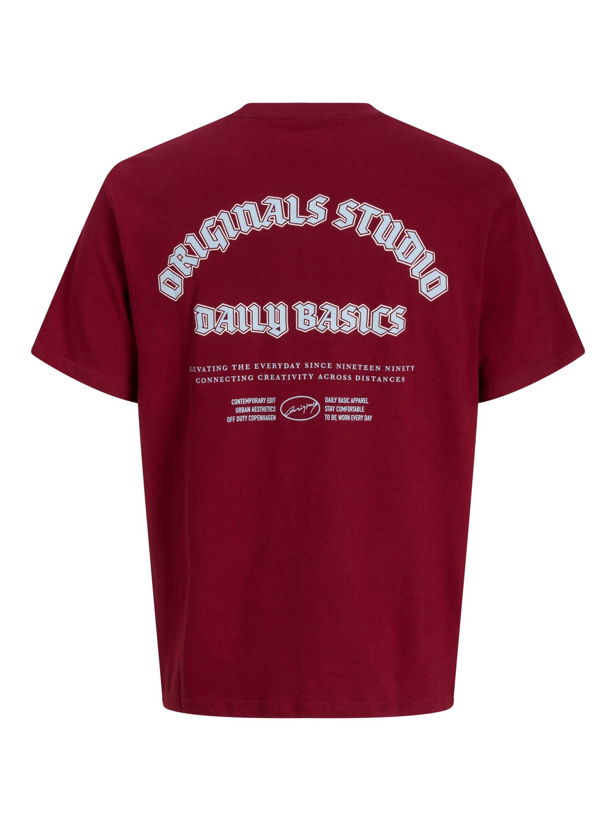 JACK & JONES Shirt 'JORMEADOWS' in Rood