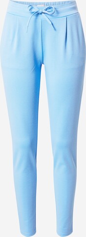 Coupe slim Pantalon 'KATE' ICHI en bleu : devant