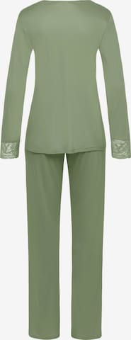 Hanro Pyjama ' Elia ' in Groen