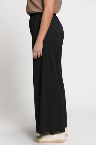 Ulla Popken Wide leg Broek in Zwart