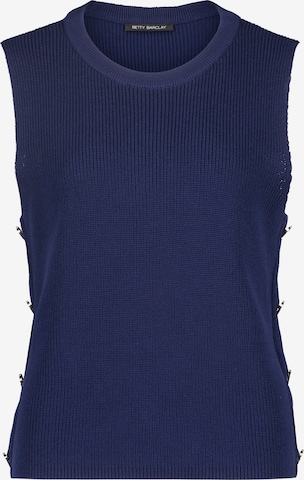 Betty Barclay Grobstrick-Pullover ohne Arm in Blau: front