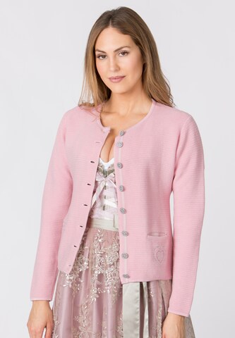 STOCKERPOINT Strickjacke 'Malou' in Pink