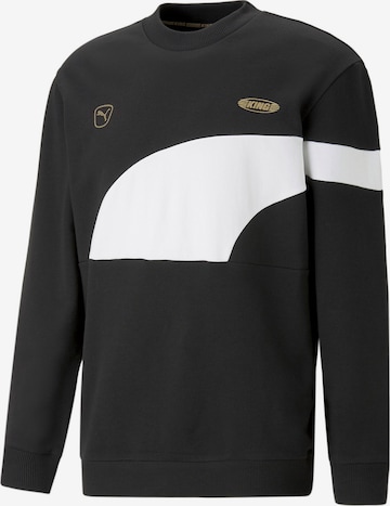 PUMA Sportsweatshirt 'King' in Zwart: voorkant