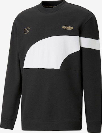 PUMA Sportsweatshirt 'King' in Schwarz: predná strana