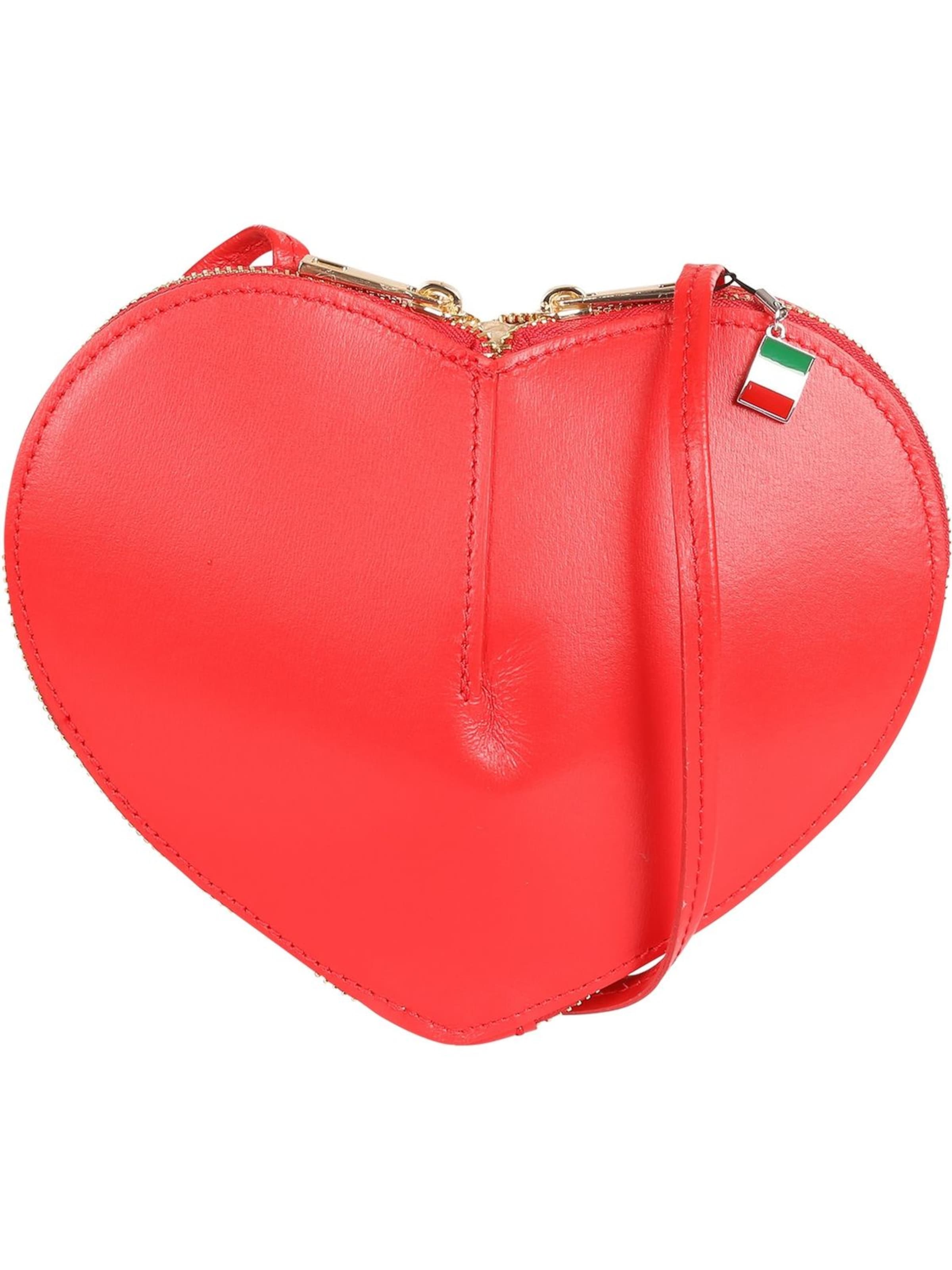Florence Shoulder Bag in Red: front
