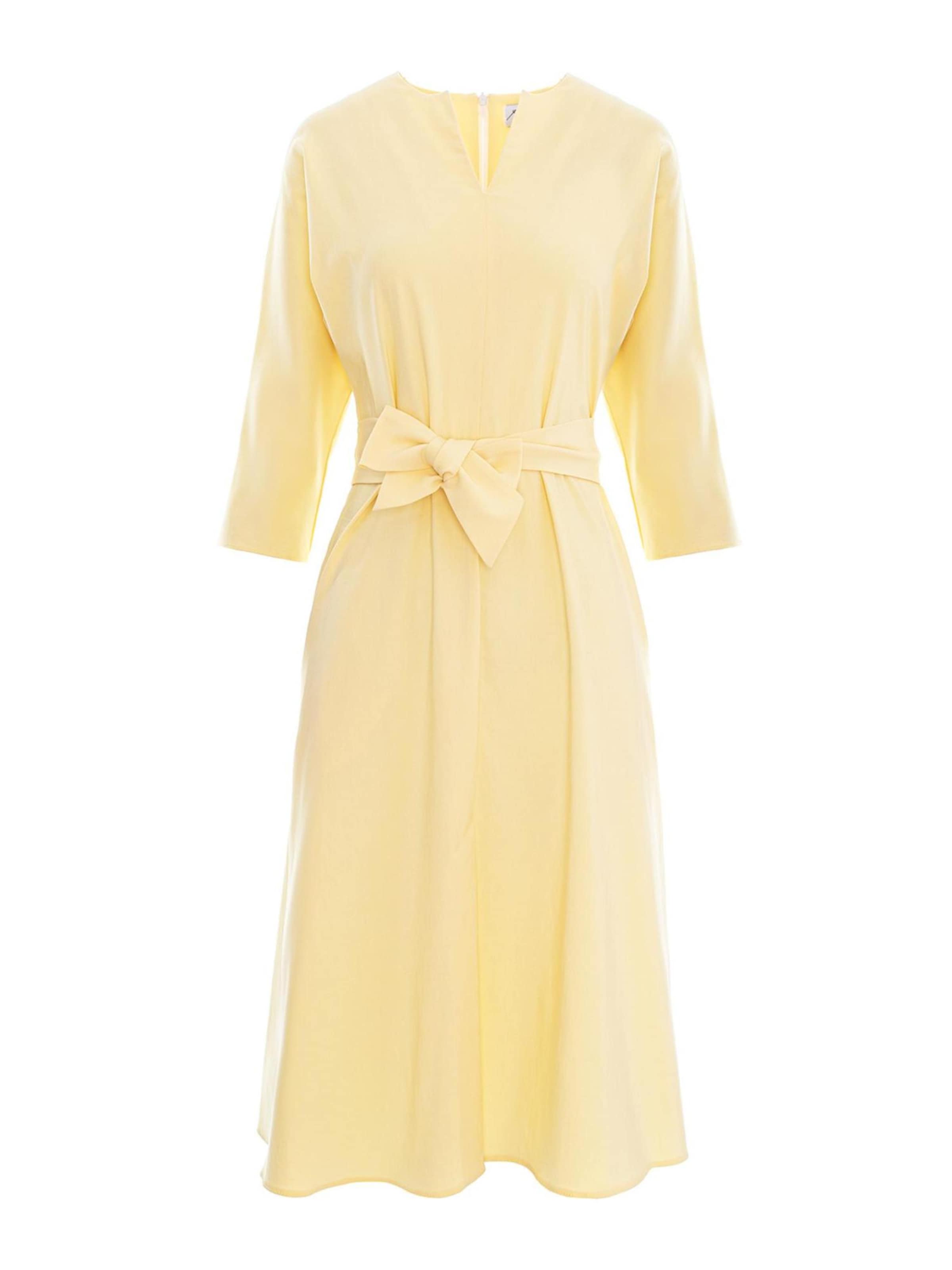 Abito 'Ingrid' di Couture de Marie in giallo: frontale