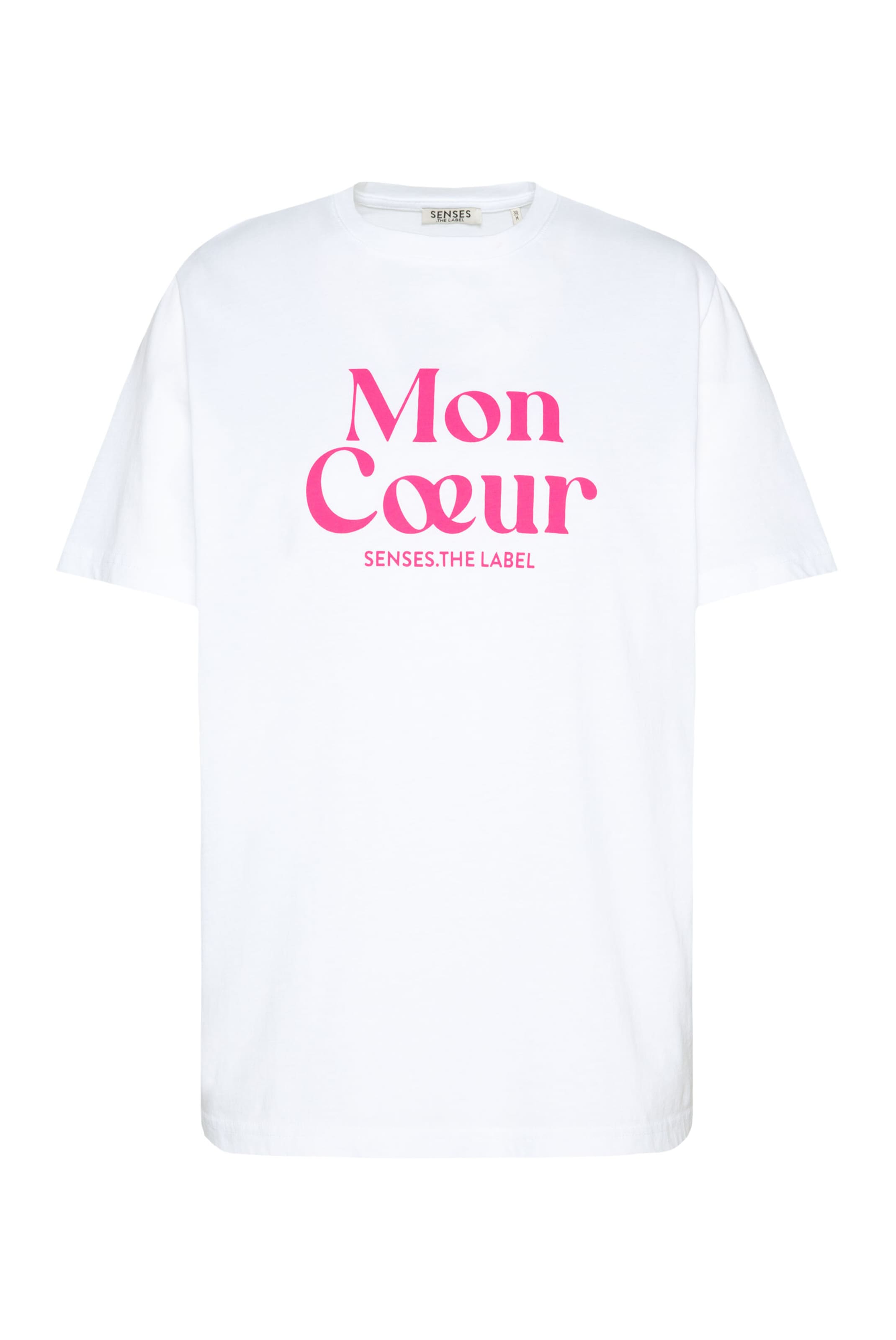 SENSES.THE LABEL T-Shirt 'TUL:IP' in Weiß: Vorderseite