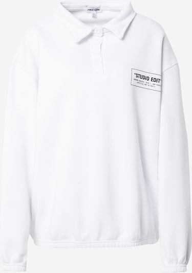 Bluză de molton 'STUDIO EDIT' Public Desire pe negru / alb, Vizualizare produs
