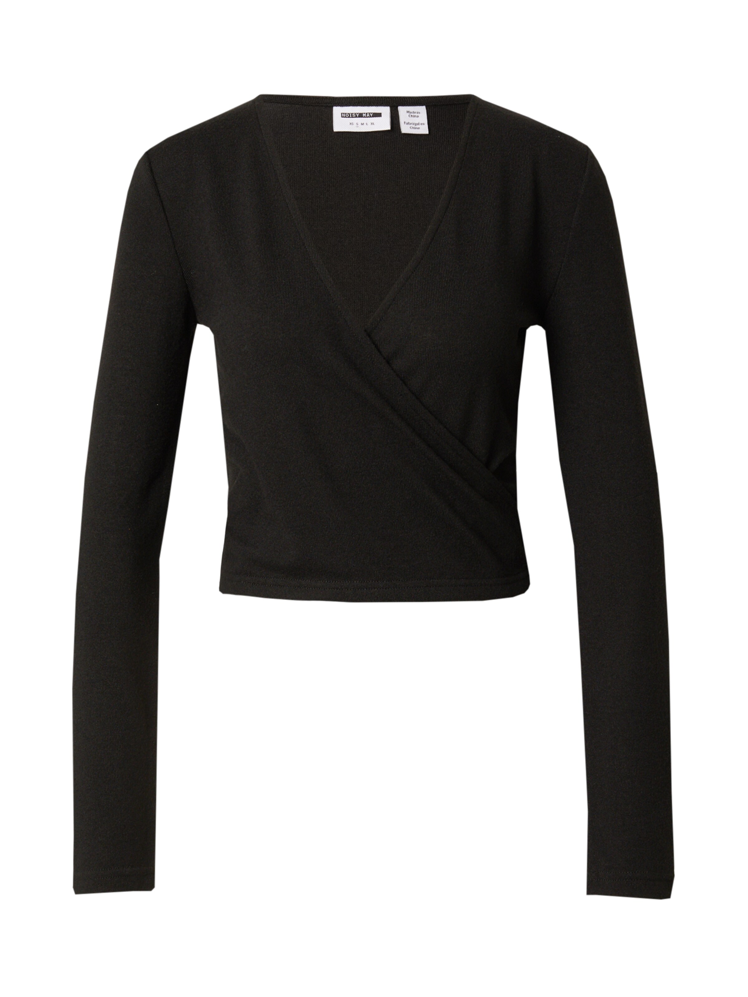 Noisy may Тениска 'NMCITY' в черно: отпред