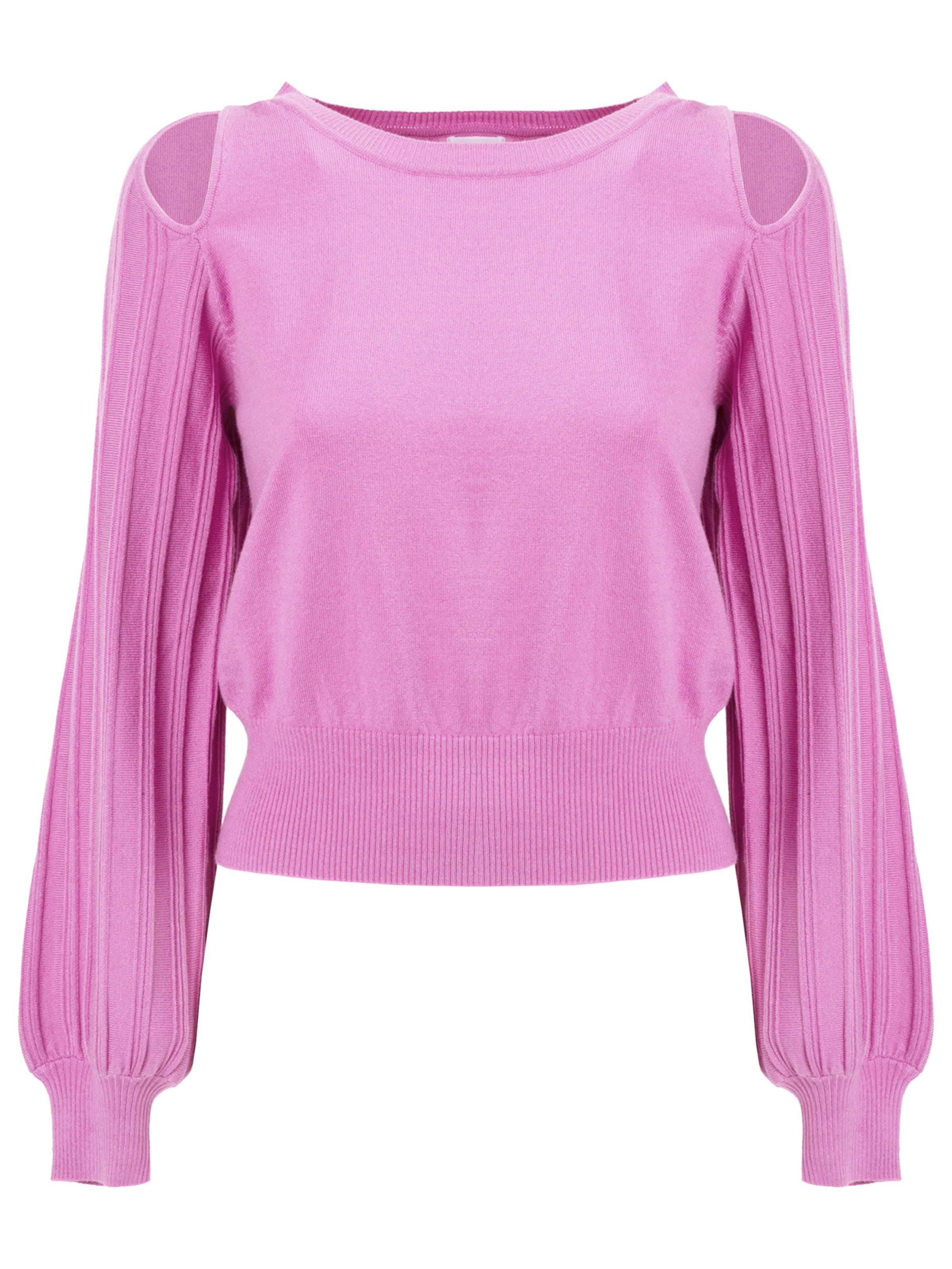 Influencer Sweater in Pink: front