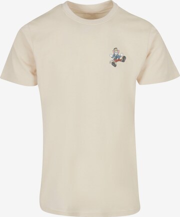 T-Shirt 'Tom and Jerry - Frankenstein Tom' ABSOLUTE CULT en beige : devant