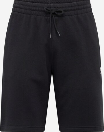 Reebok - regular Pantalón deportivo 'Identity' en negro: frente