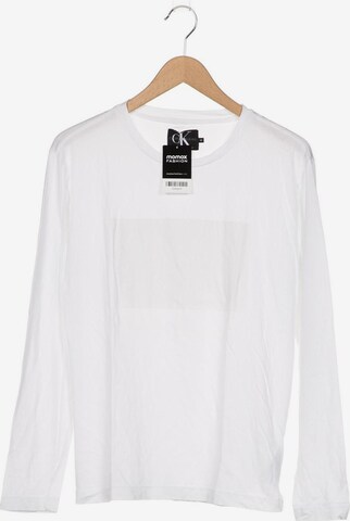 Calvin Klein Jeans Shirt in M in White: front