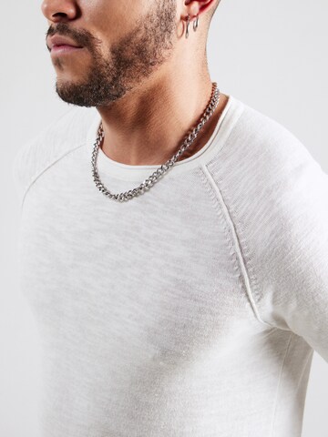JACK & JONES Sweater 'JJEBreeze' in White