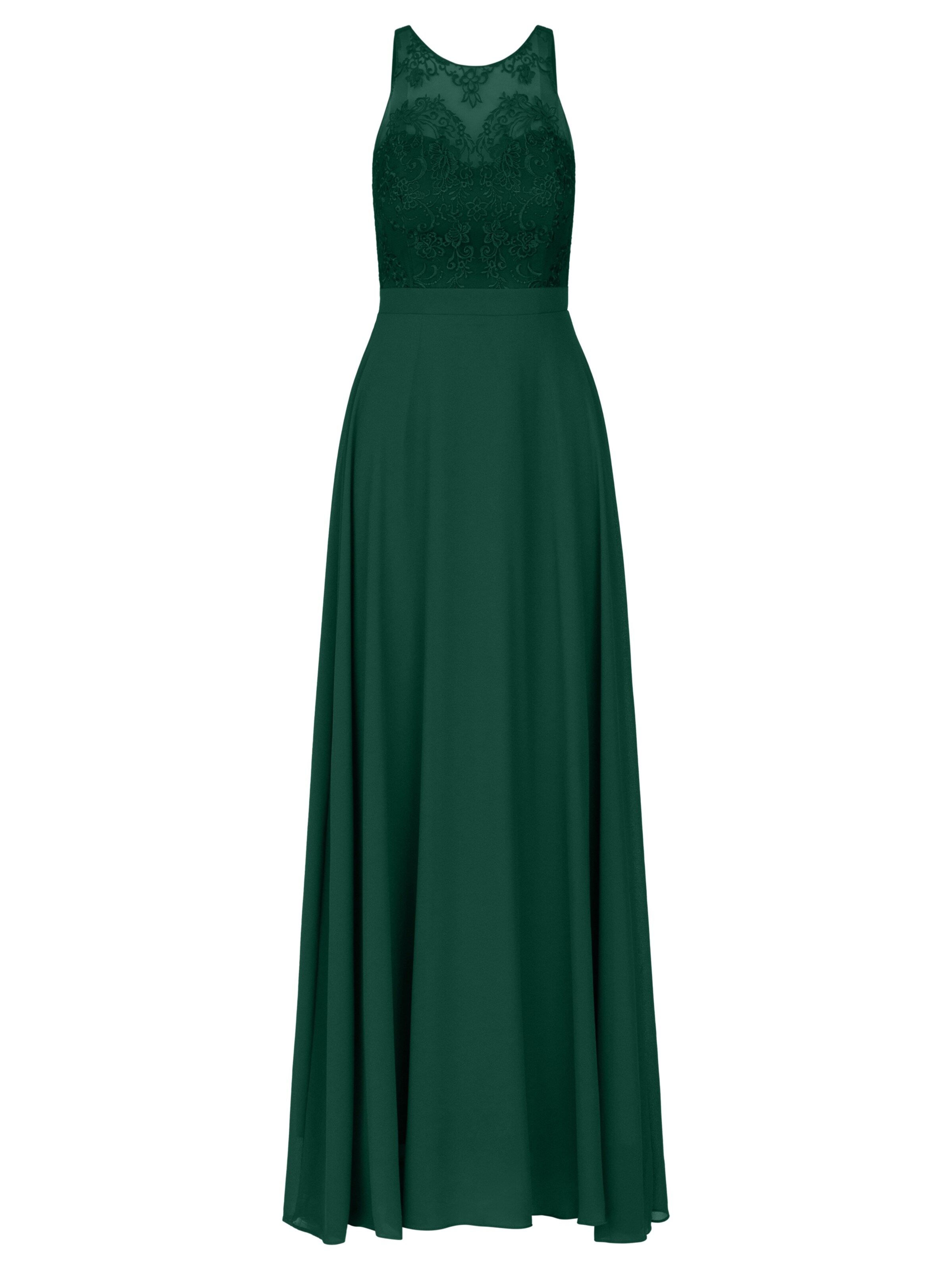 Kraimod - Vestido de noche en verde: frente