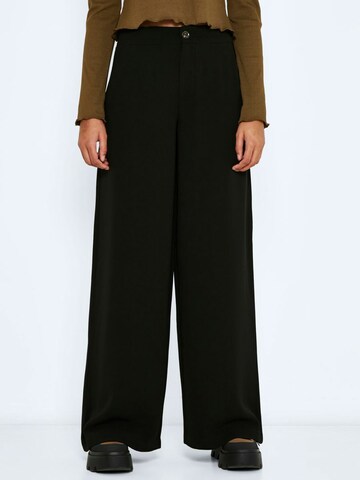 Noisy may Wide leg Trousers 'JAMIE' in Black: front