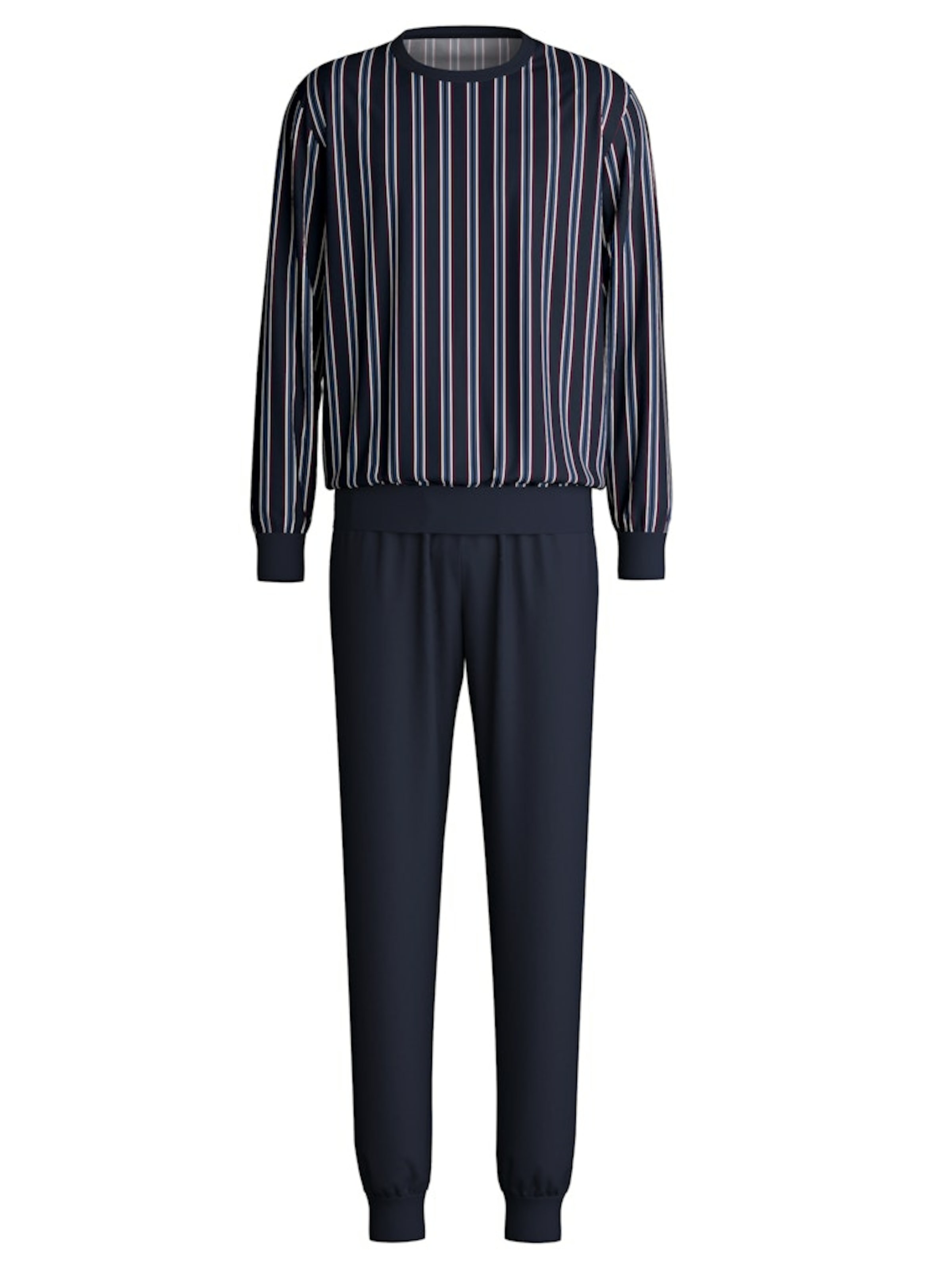 CALIDA Pyjama lang in Blauw: voorkant