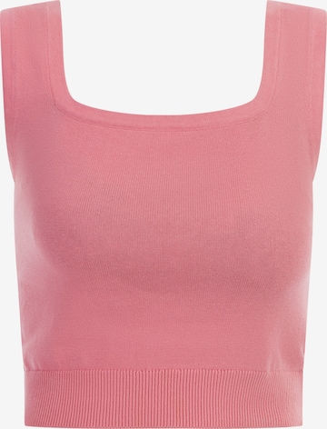 Tops en tricot MYMO en rose : devant