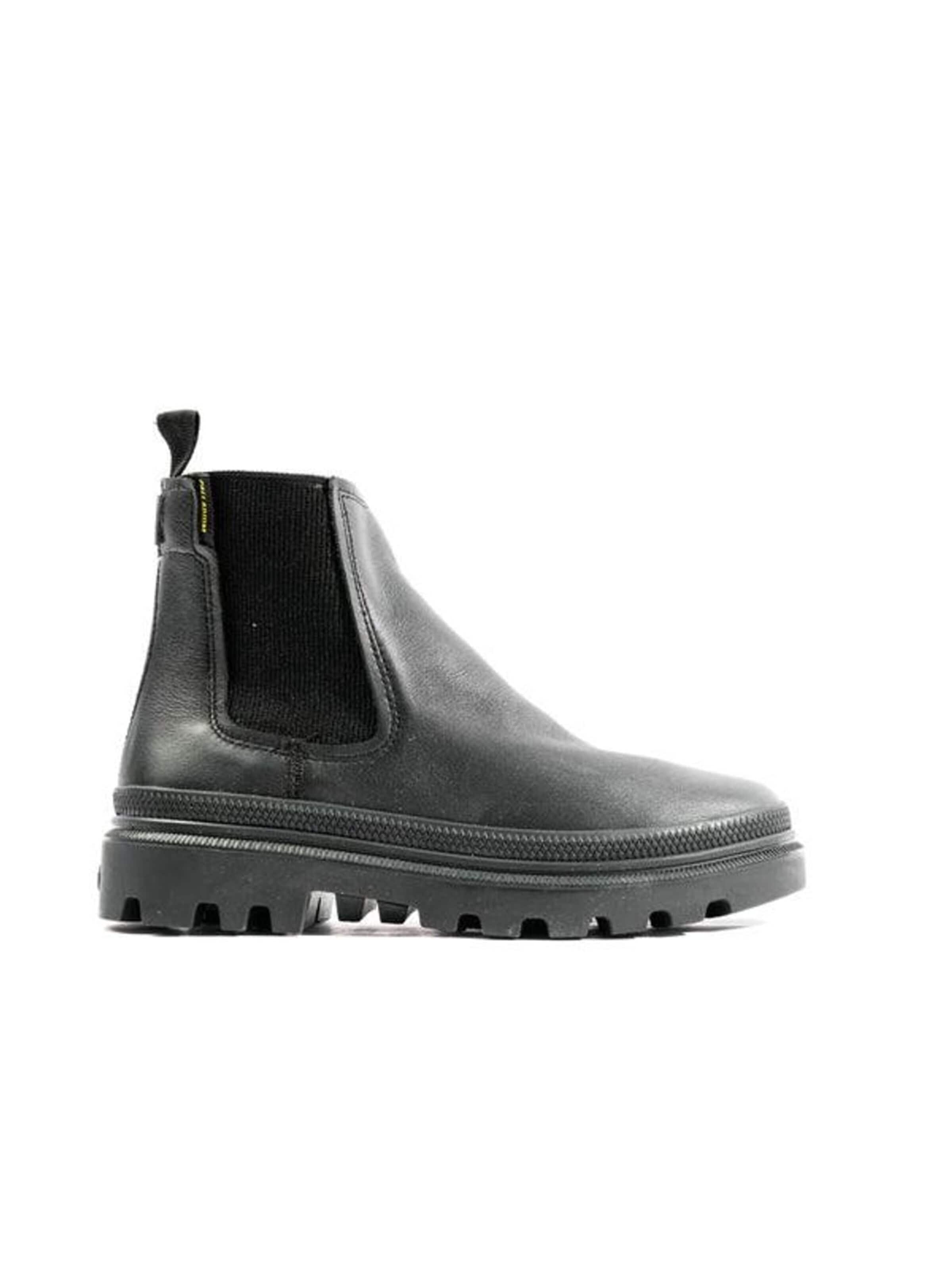 Palladium Støvler 'Pallatrooper Chelsea Black / Black' i sort: forside