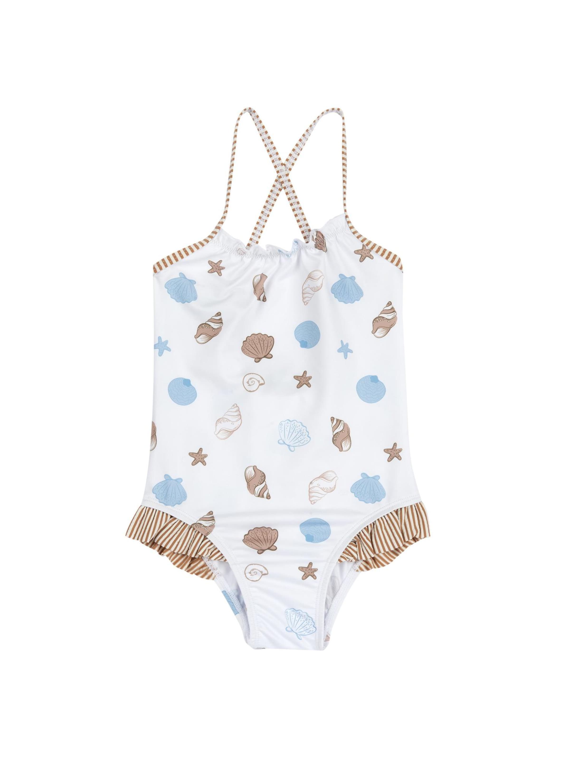 Chicco Ολόσωμο μαγιό σε λευκό: μπροστά