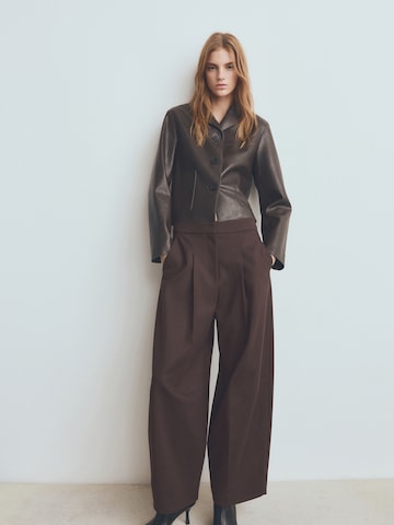 MANGO Övergångsjacka 'SABI' i brun: framsida