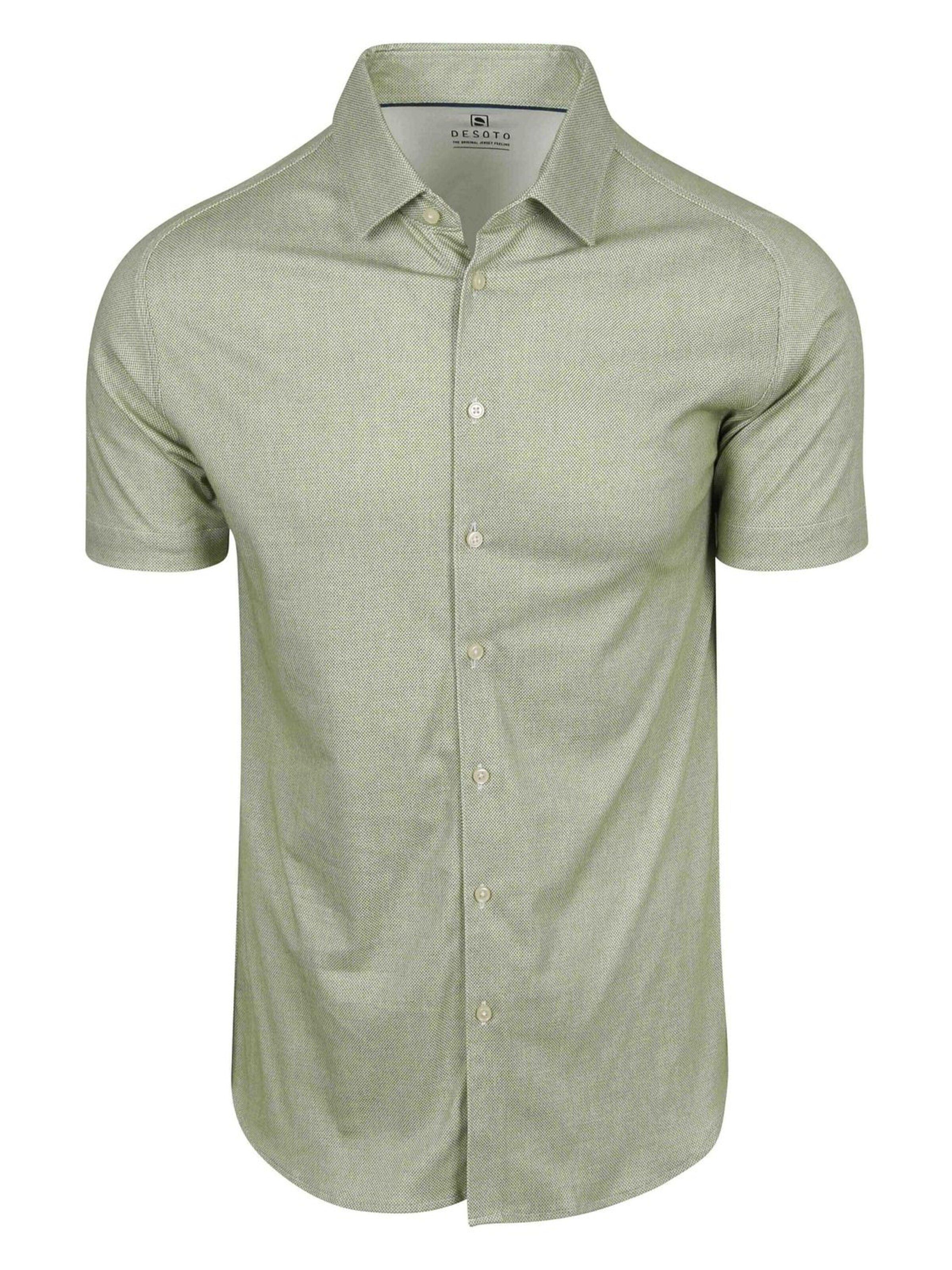 DESOTO Button Up Shirt in Green: front